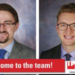 Headshots of Sam Underwood and Dalton Rabe for IP Design Group
