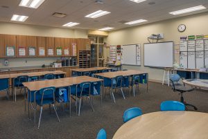 Classroom at MacArthur Elementary in Fort Leavenworth, KS