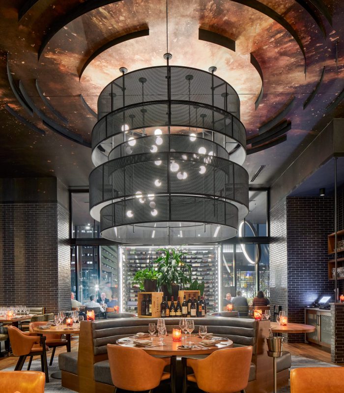 The Farnam Hotel interior shot of the bar area