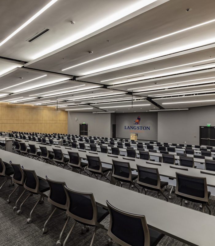 Interior image of Langston University's Tulsa Campus Allied Health Campus