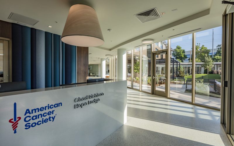 Interior image of American Cancer Society’s Chad Richison Hope Lodge