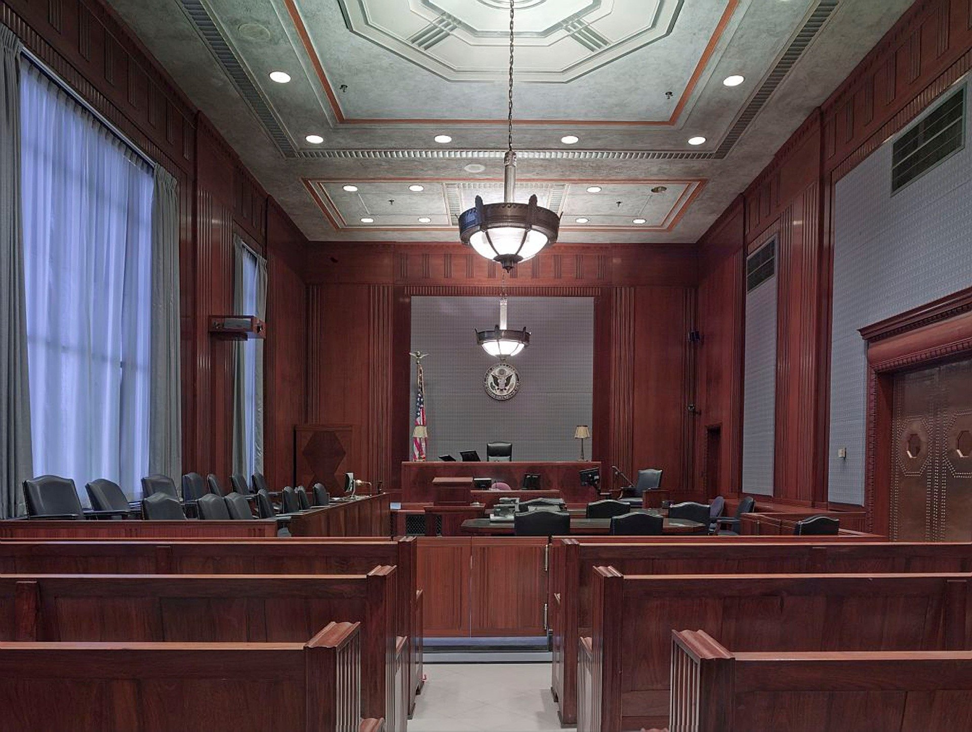 Inside a U.S. courtroom