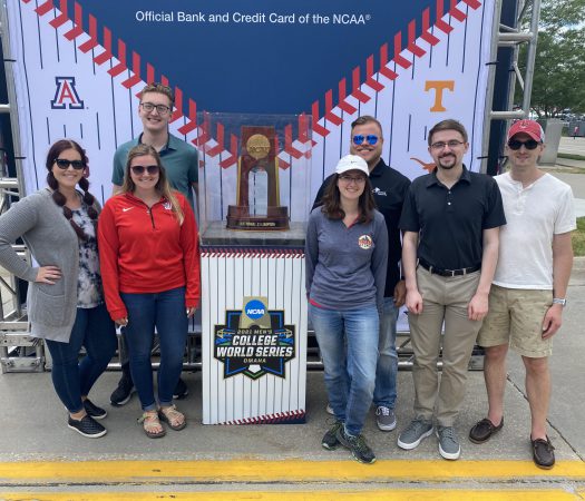IP Design Group employees attend the College World Series.