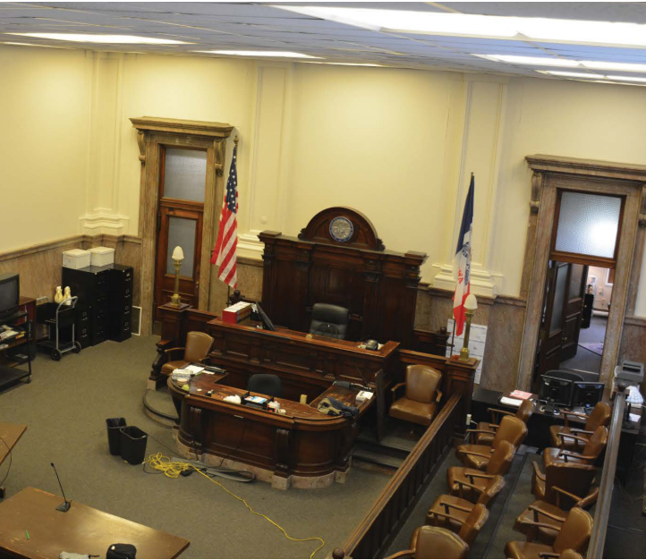 Courtroom 302 - Before Renovation